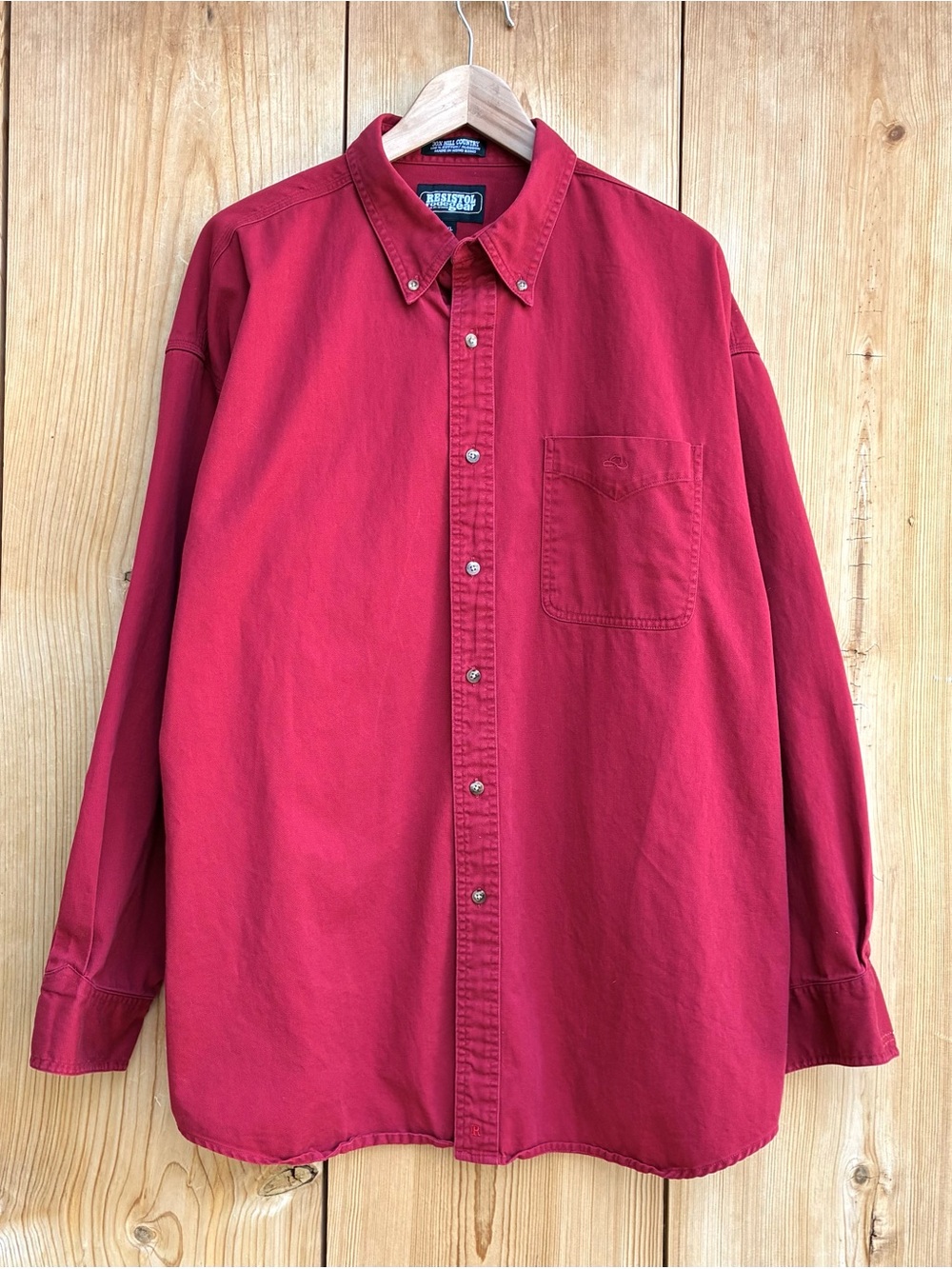 Resistol Rodegear Mens Red Shirt Sz XL